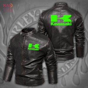 Kawasaki Men’s Limited Edition New Leather Jacket