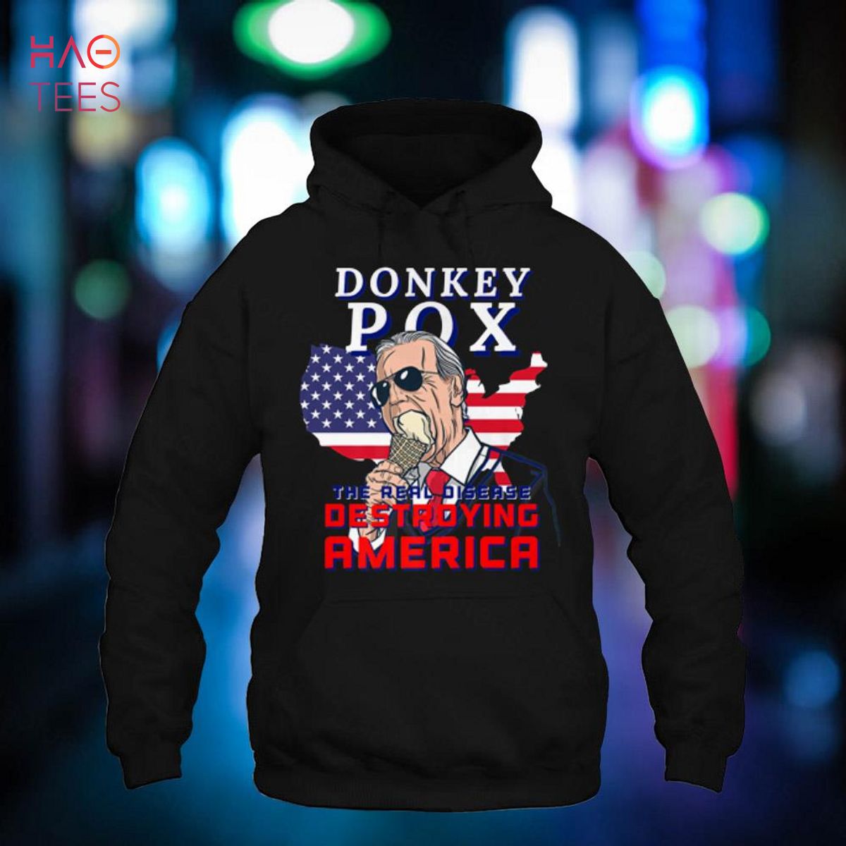 Donkey Pox Great MAGA King Trump UltrA MAGA US Independence Shirt