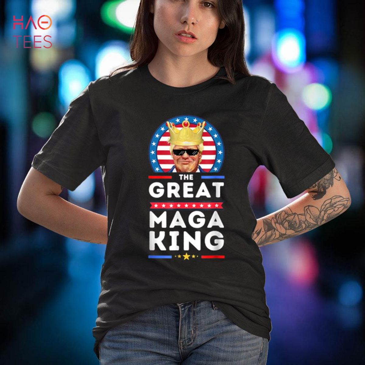 Great MAGE King Trump Biden Political Ultra Mega Proud Shirt
