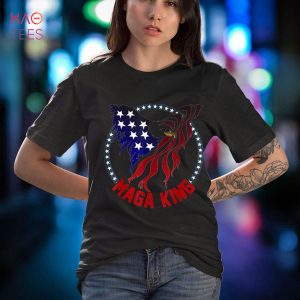 Mega King Eagle USA Flag Proud Ultra Maga Trump 2024 Shirt