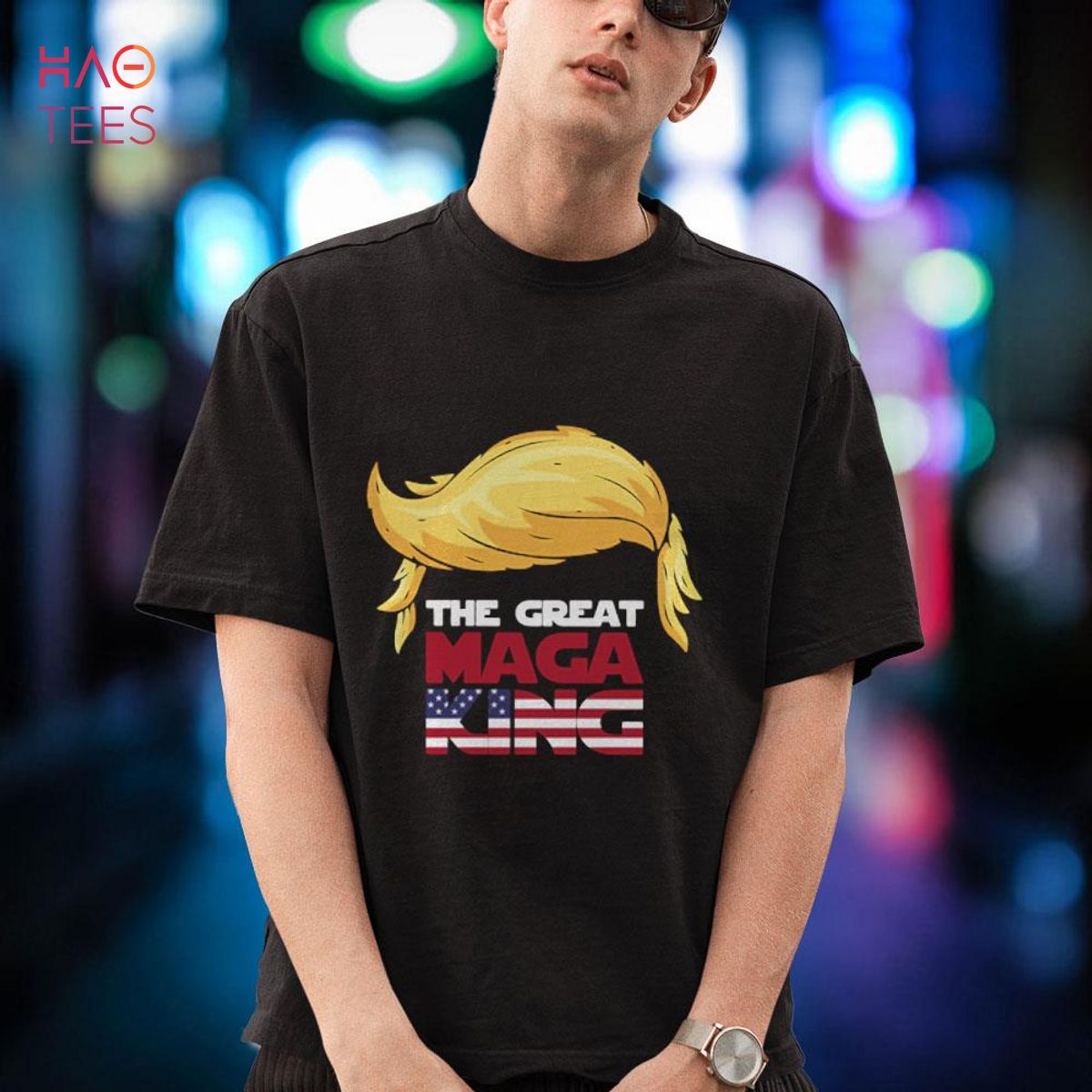 The Great Maga King Trump Hair Ultra Maga Long Sleeve Shirt