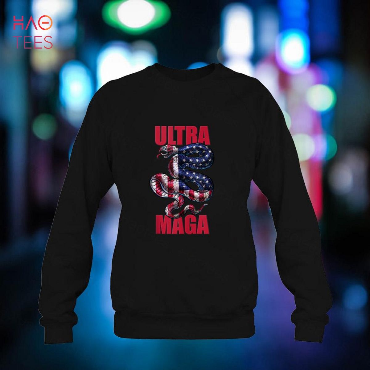 Ultra MAGA American Flag Snake Trump Republican Shirt Ultra MAGA American Flag Snake Trump Republican Shirt