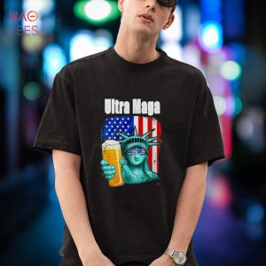 Ultra Maga conservative patriotic flag red white blue Shirt