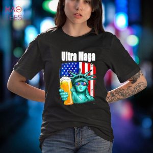 Ultra Maga conservative patriotic flag red white blue Shirt