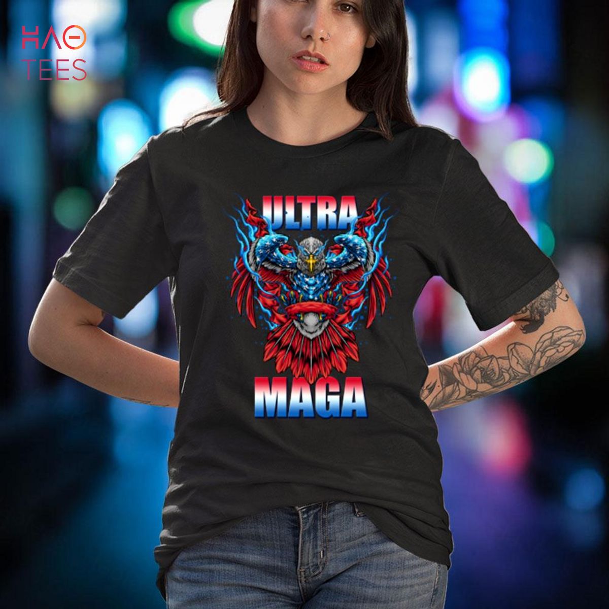 Ultra MAGA Eagle Superhero Fourth Of July 4th American Flag Shirt Ultra MAGA Eagle Superhero Fourth Of July 4th American Flag Shirt