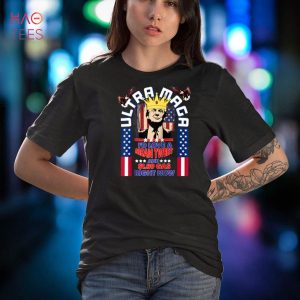 Ultra MAGA King Trump Biden 2024 UltrA MAGA Crowd UltrA MAGA Raglan Baseball  Shirt