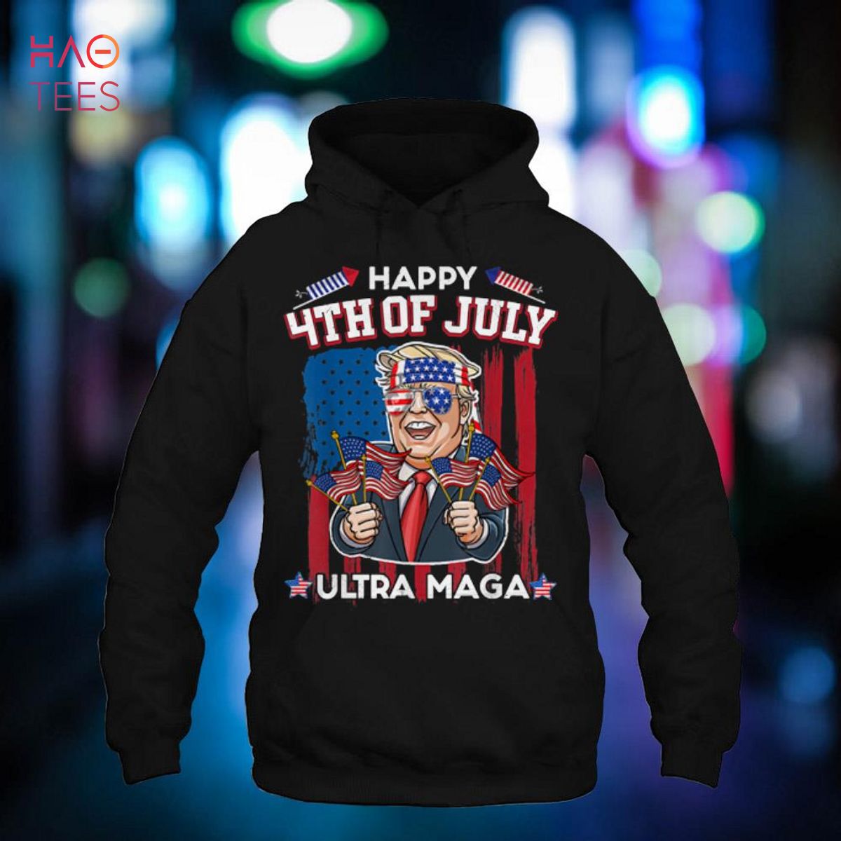 Ultra Maga Proud Pro Trump Happy 4th of July American Flag Shirt Ultra Maga Proud Pro Trump Happy 4th of July American Flag Shirt