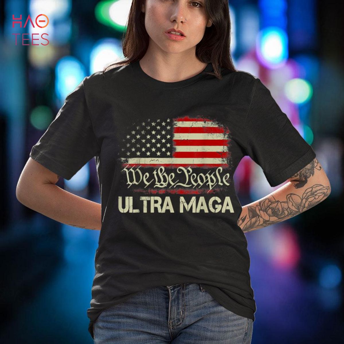 Ultra MAGA Shirt Funny Anti Biden US Flag Pro Trump Trendy Shirt Ultra MAGA Shirt Funny Anti Biden US Flag Pro Trump Trendy Shirt