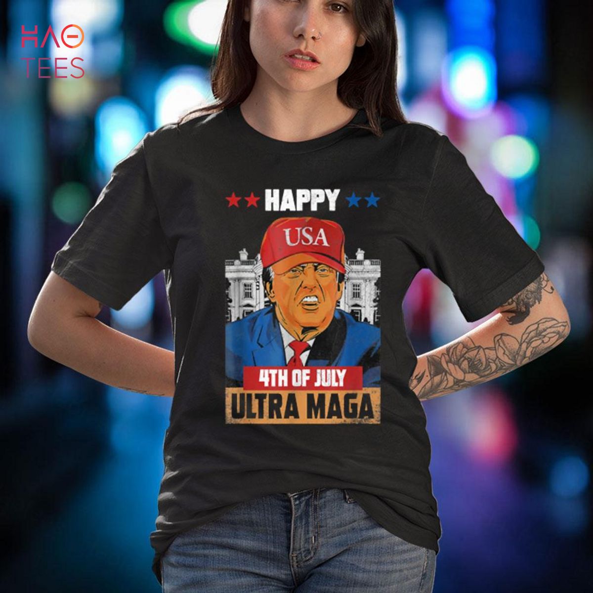 Ultra Maga Trump Happy 4th Of July American Flag Shirt Ultra Maga Trump Happy 4th Of July American Flag Shirt