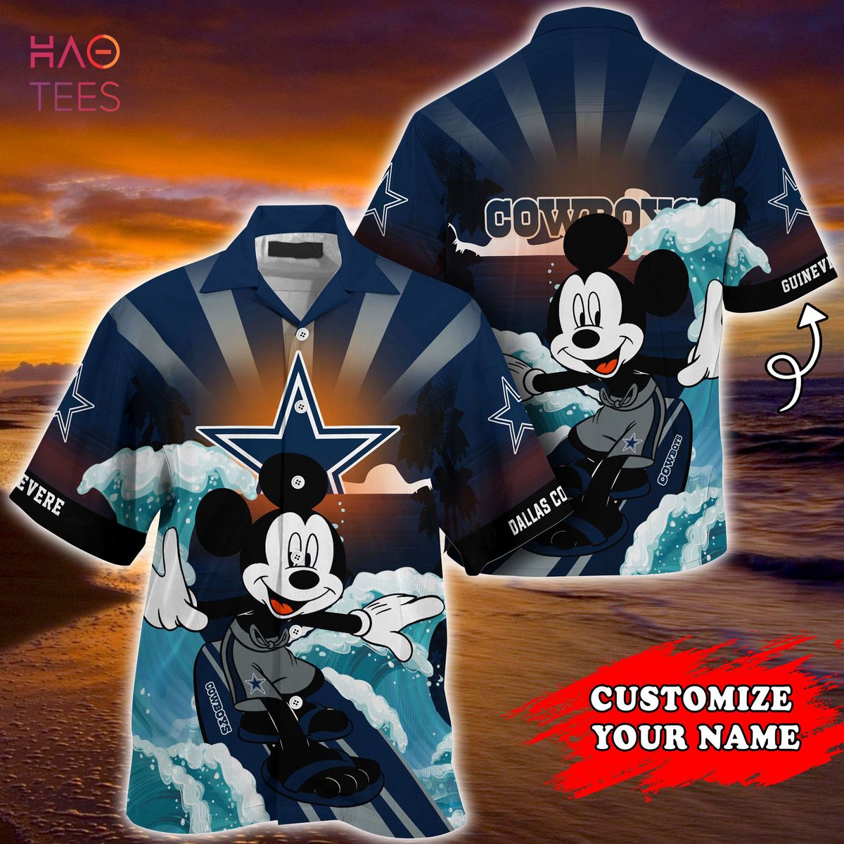 Dallas Cowboys NFL Summer Customized Hawaiian Shirt Dallas Cowboys NFL Summer Customized Hawaiian Shirt