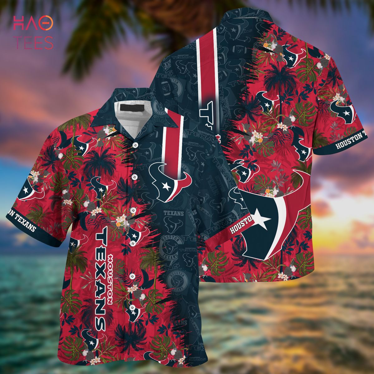 Houston Texans NFL-Hawaii Shirt Short Style Hot Trending Summer-Hawaiian  NFL V3