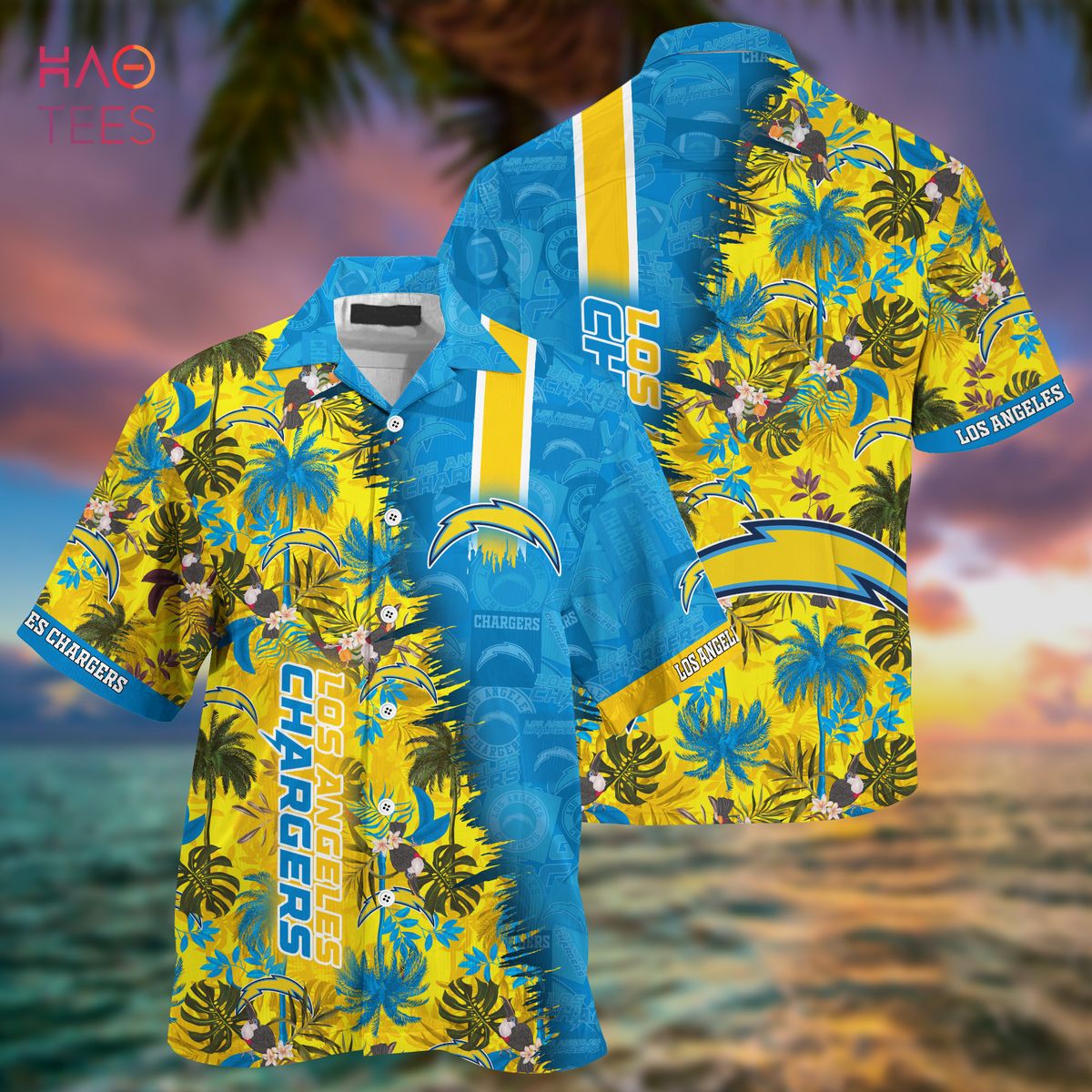 HOT Los Angeles Chargers NFL Summer Hawaiian Shirt And Shorts