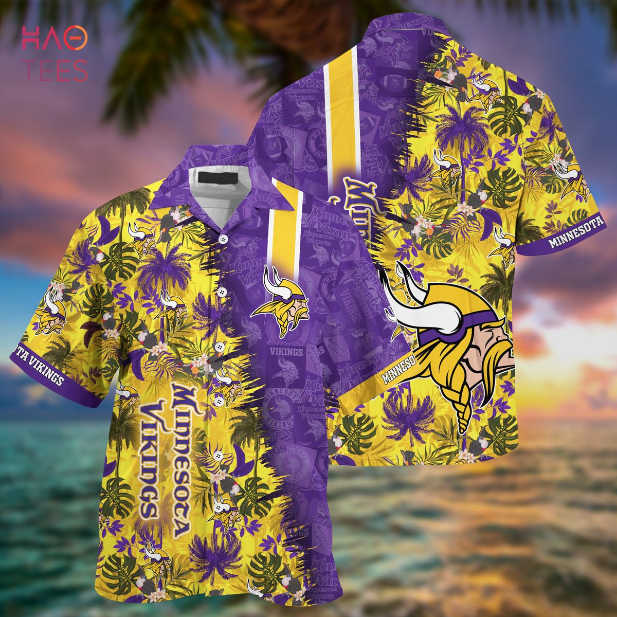 HOT Minnesota Vikings NFL Summer Hawaiian Shirt And Shorts