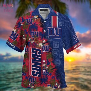 HOT New York Giants NFL Summer Hawaiian Shirt And Shorts
