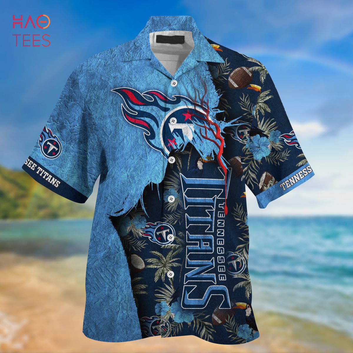 NEW Tennessee Titans NFL God Hawaiian Shirt NEW Tennessee Titans NFL God Hawaiian Shirt