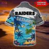 Oakland Raiders NFL Customized Summer Hawaiian Shirt