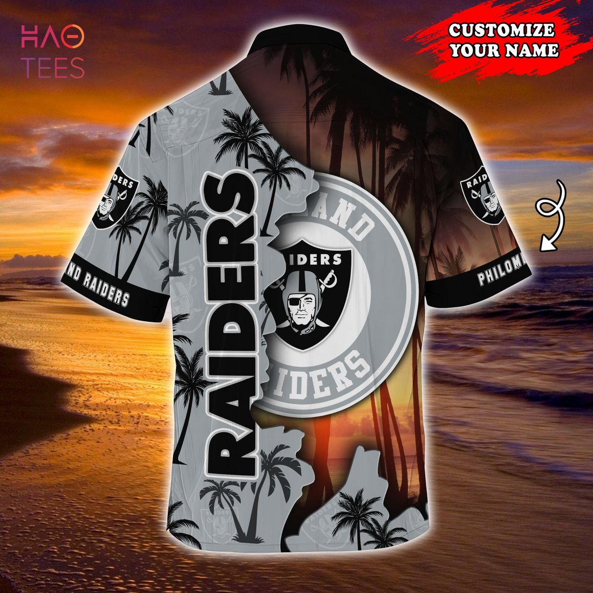 HOT Oakland Raiders NFL Customized Summer Hawaiian Shirt