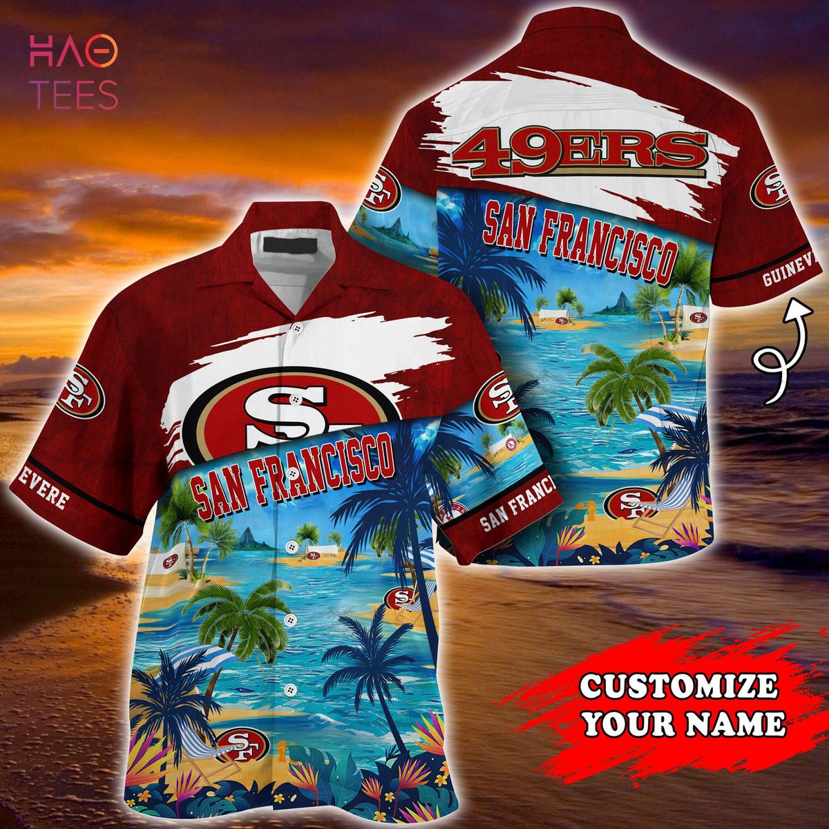 Personalized San Francisco 49ers NFL Gift For Fan Summer