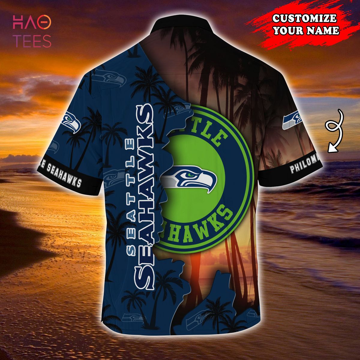 Seattle Seahawks NFL Hawaiian Shirt Heat Aloha Shirt - Trendy Aloha