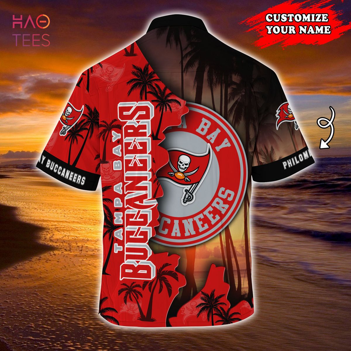 Tampa Bay Buccaneers NFL-Summer Hawaiian 3D T-Shirt