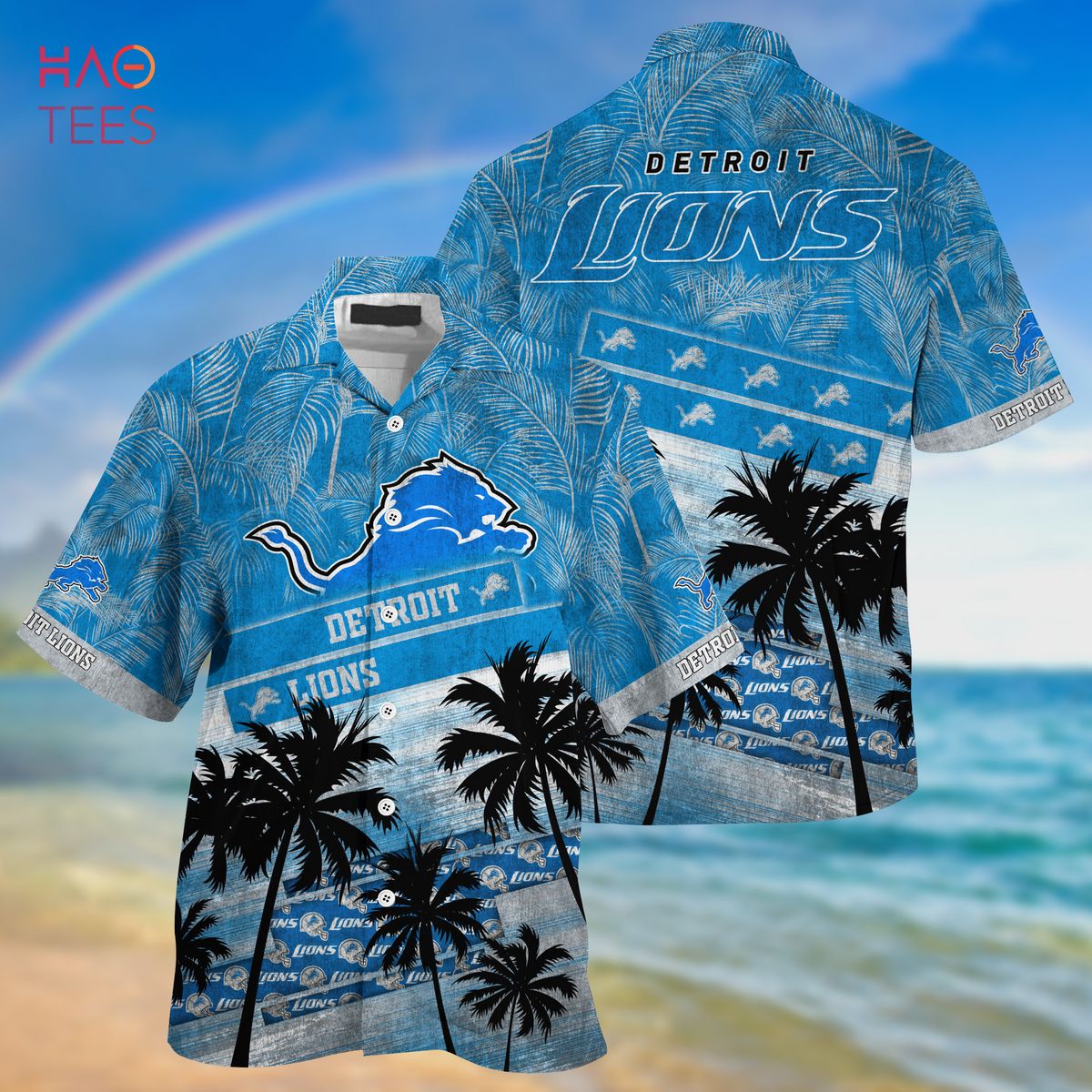 Detroit Lions Nfl Summer Beach Hawaiian Shirt