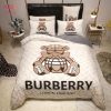 Burberry Logo Bedding Luxury Bedding Set Classic Designer