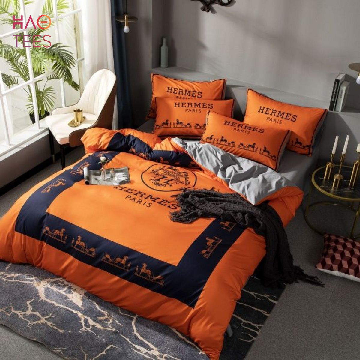 NEW Hermes Paris Luxury Brand Bedding Sets And Bedroom Sets