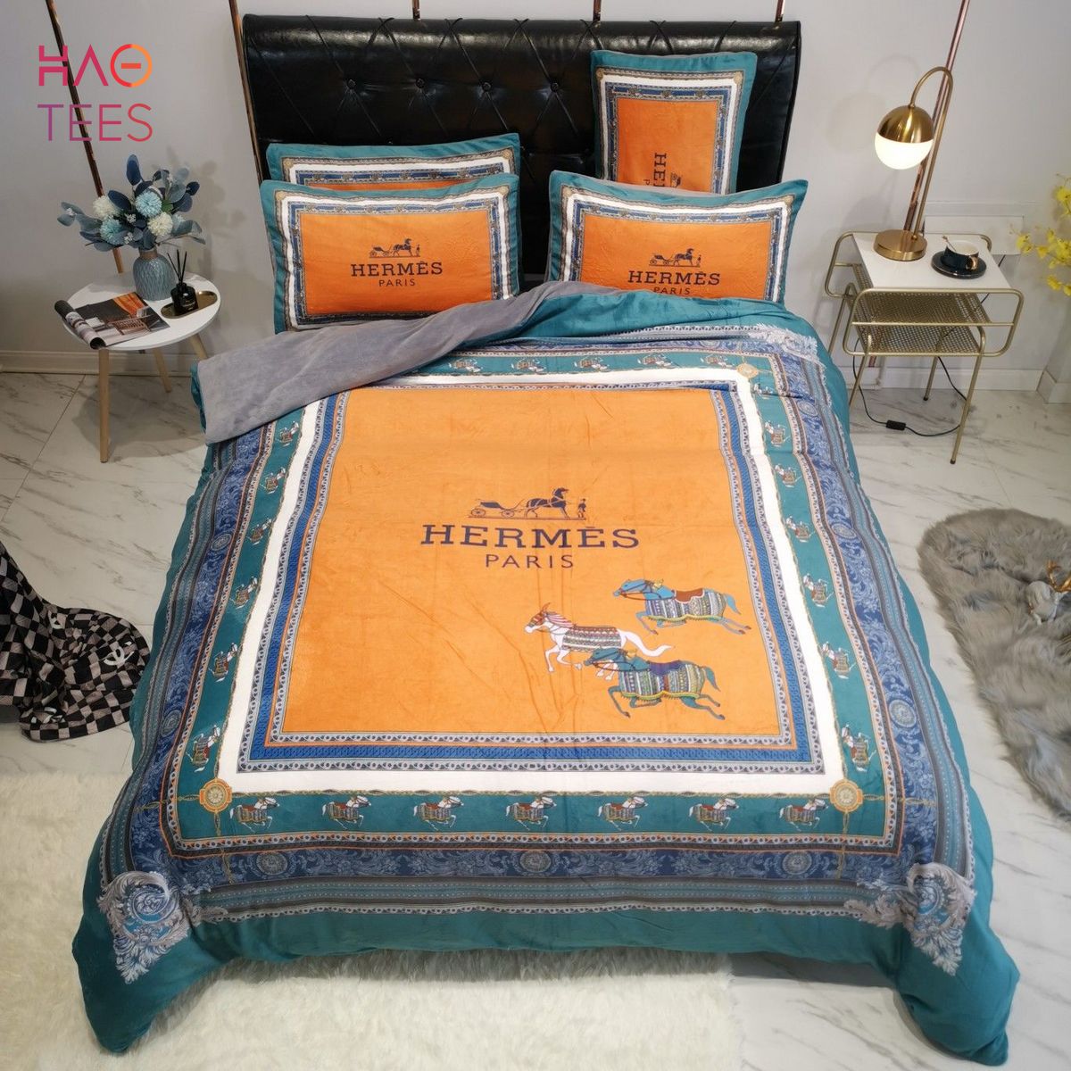 TREND Hermes Paris Luxury Brand Bedding Sets And Bedroom Sets