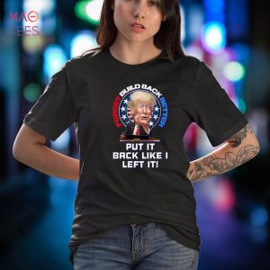 NEW Build Back Better Biden Gas Price USA Flag UltrA MAGA Trump Shirt