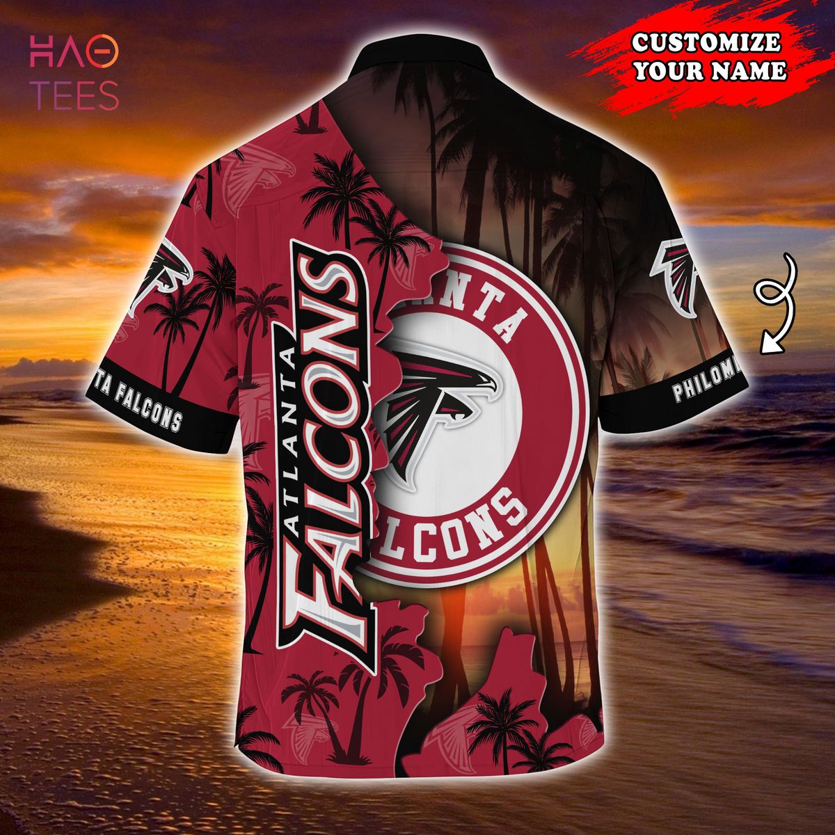 Baltimore Ravens NFL Hawaiian Shirt Custom Sundown Aloha Shirt