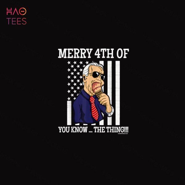 Funny Joe Biden Dazed Merry 4th Of You Know… The Thing Shirt