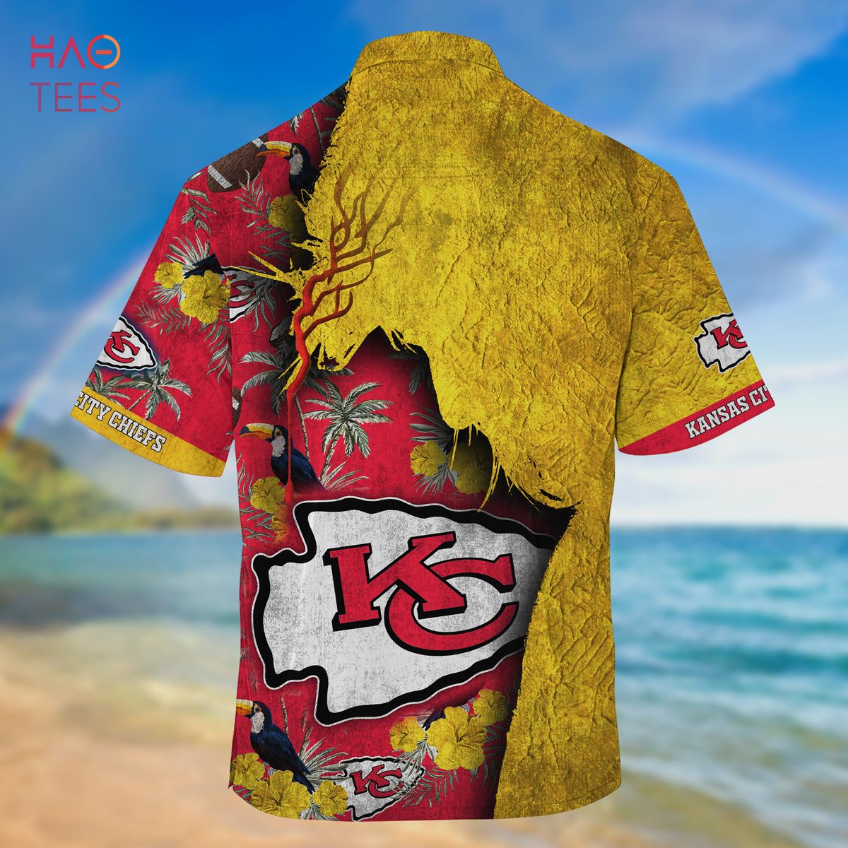 NEW Kansas City Chiefs NFL God Hawaiian Shirt