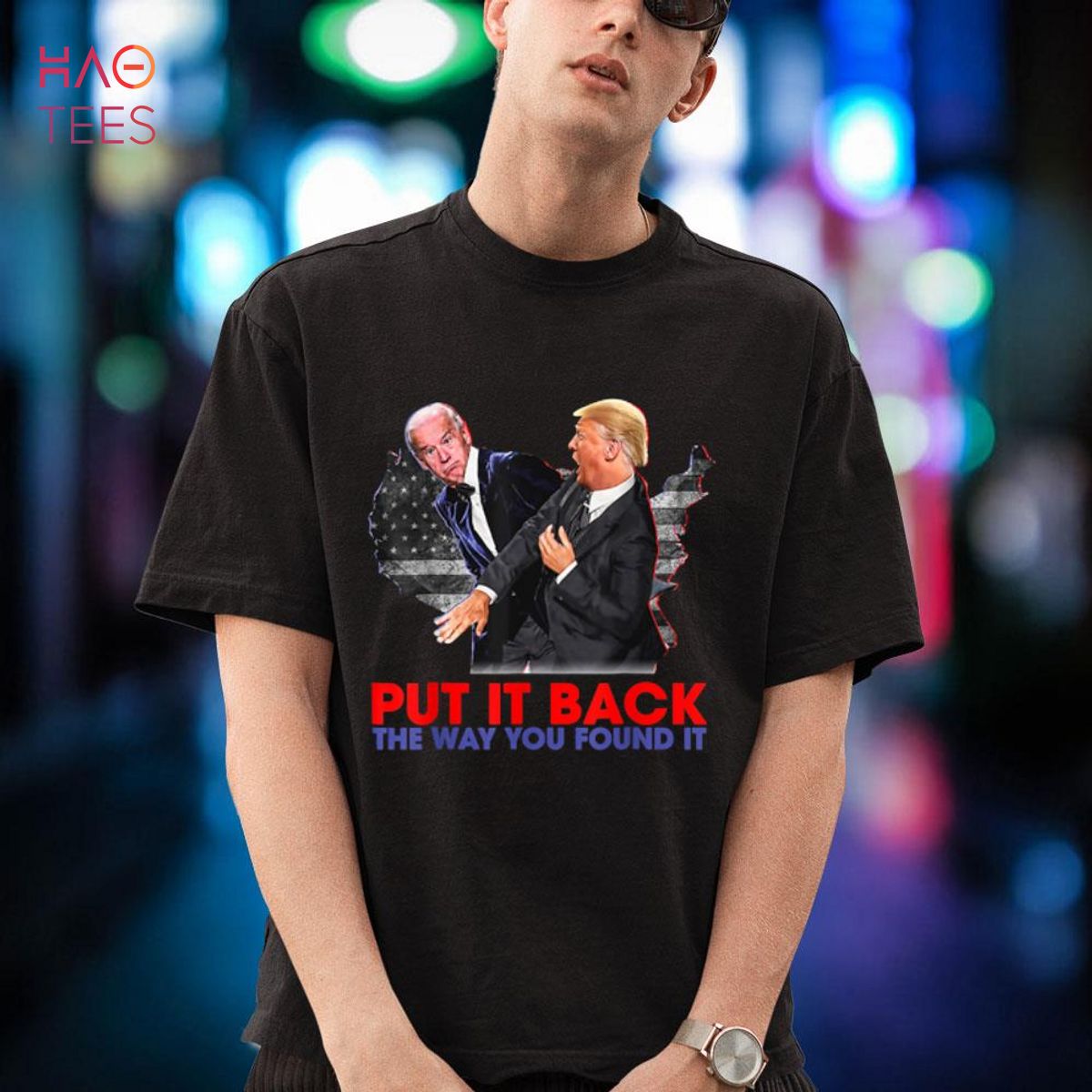Put it back the way you found it Funny Trump Slap Anti Biden Shirt