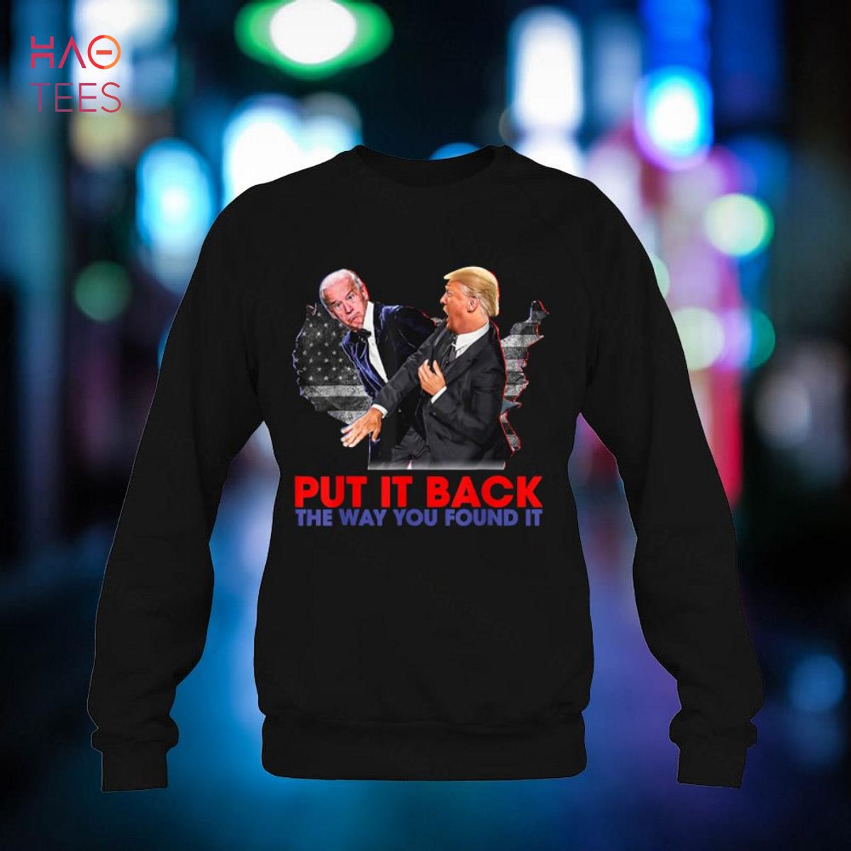 Put it back the way you found it Funny Trump Slap Anti Biden Shirt