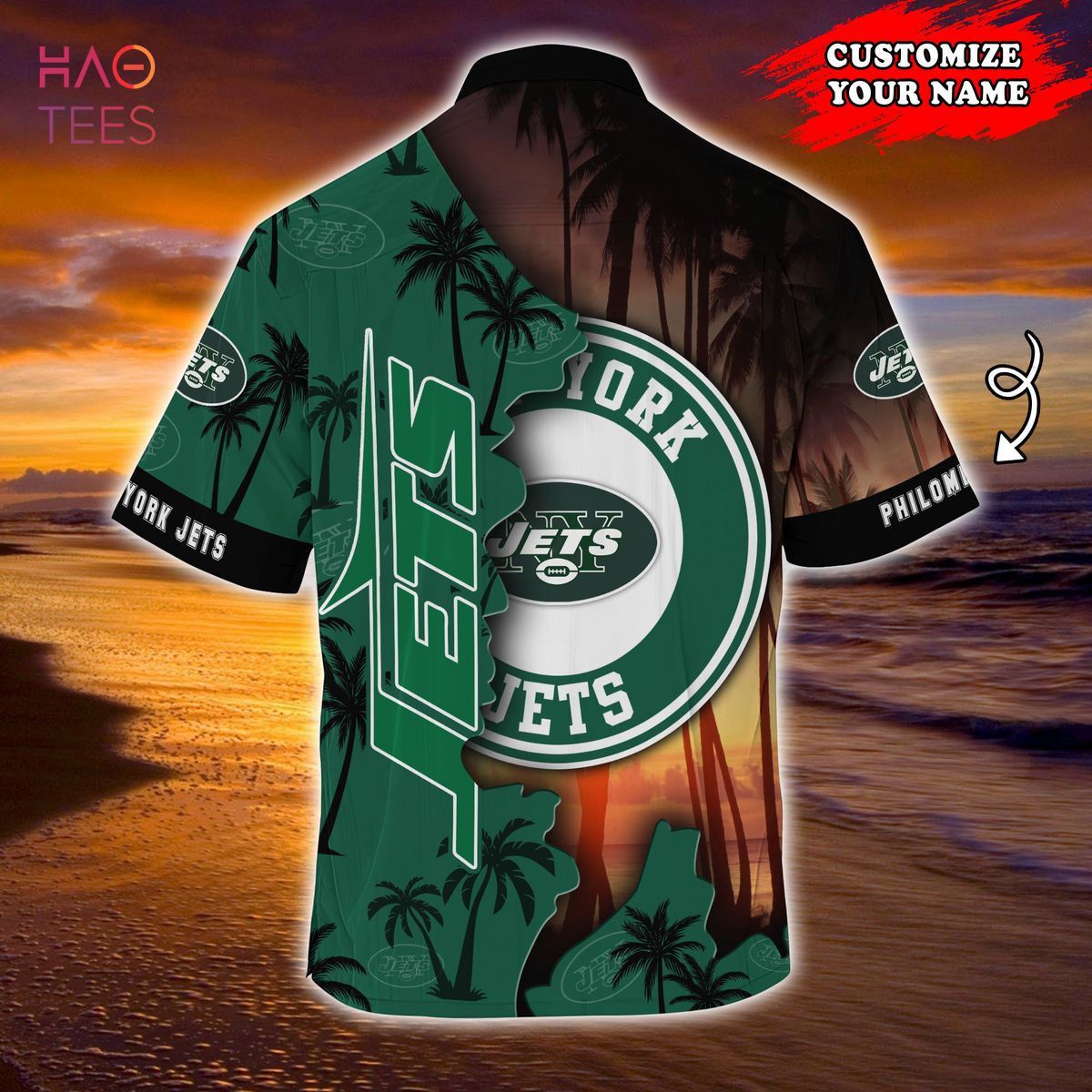 TREND New York Jets NFL Customized Summer Hawaiian 3D Shirt