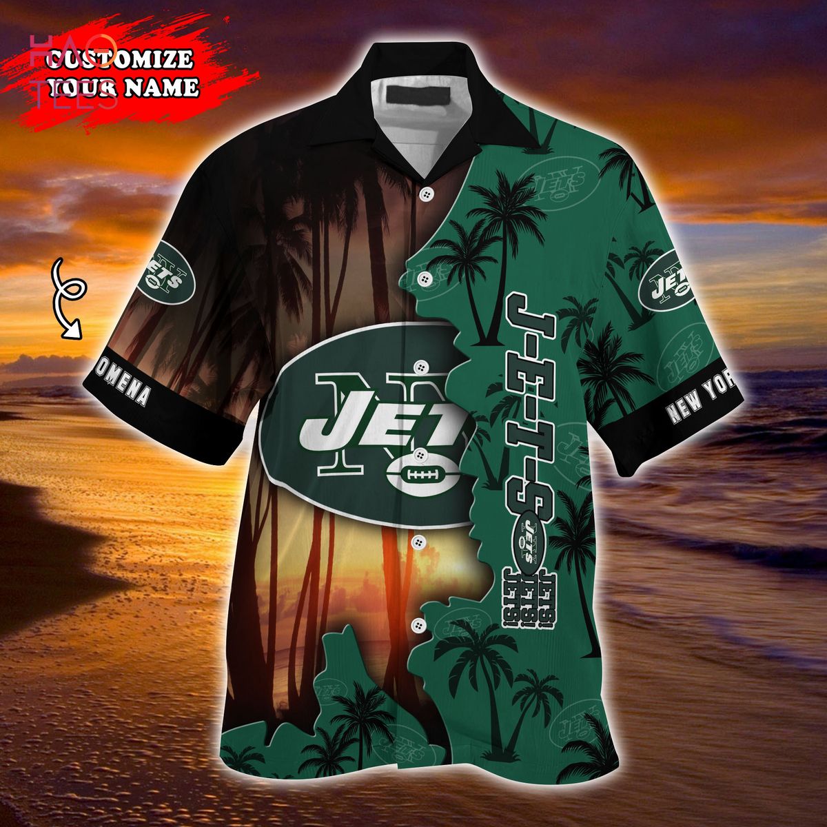 New York Jets Personalized Name And Number NFL 3D Baseball Jersey Shirt For  Fans