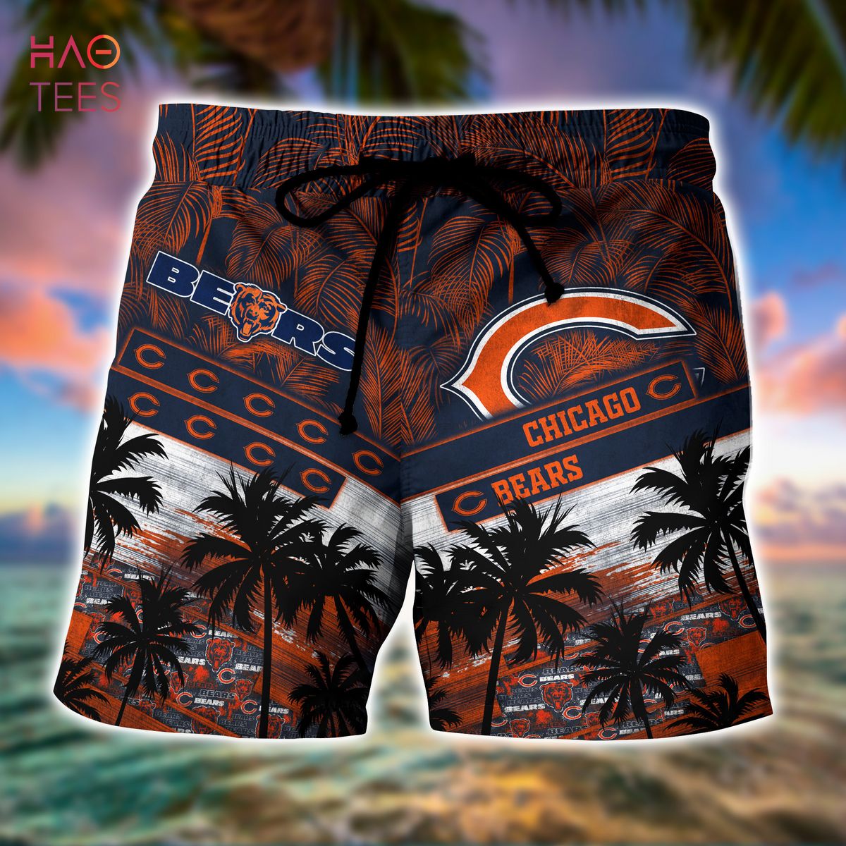 Chicago Bears Swimsuits, Bears Bikinis, Trunks