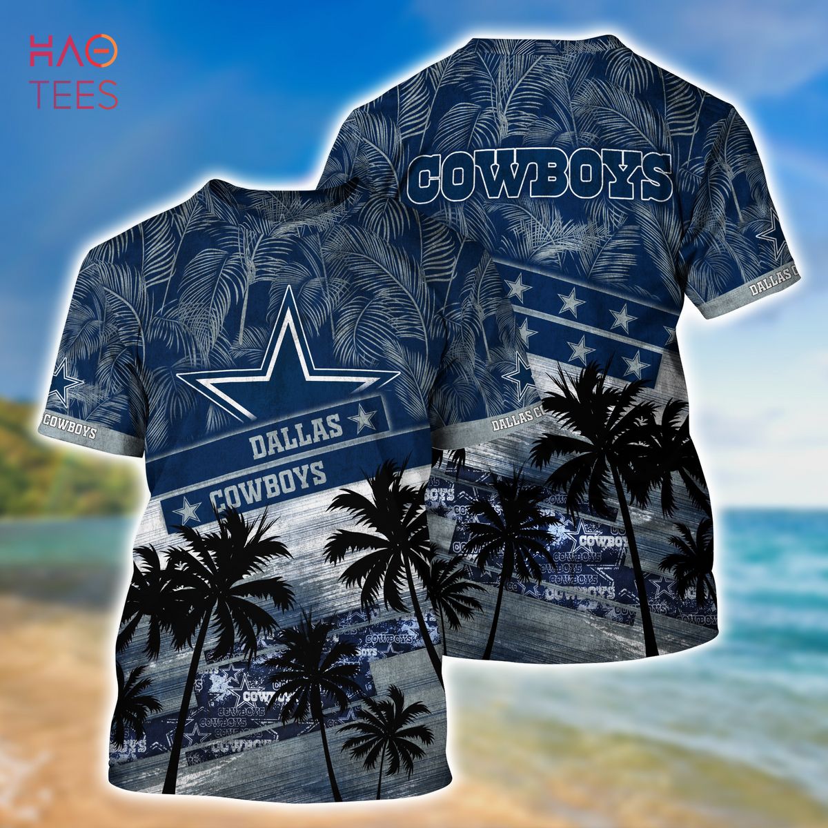 Dallas Cowboys NFL Hawaiian Shirt Custom Sunsets Aloha Shirt