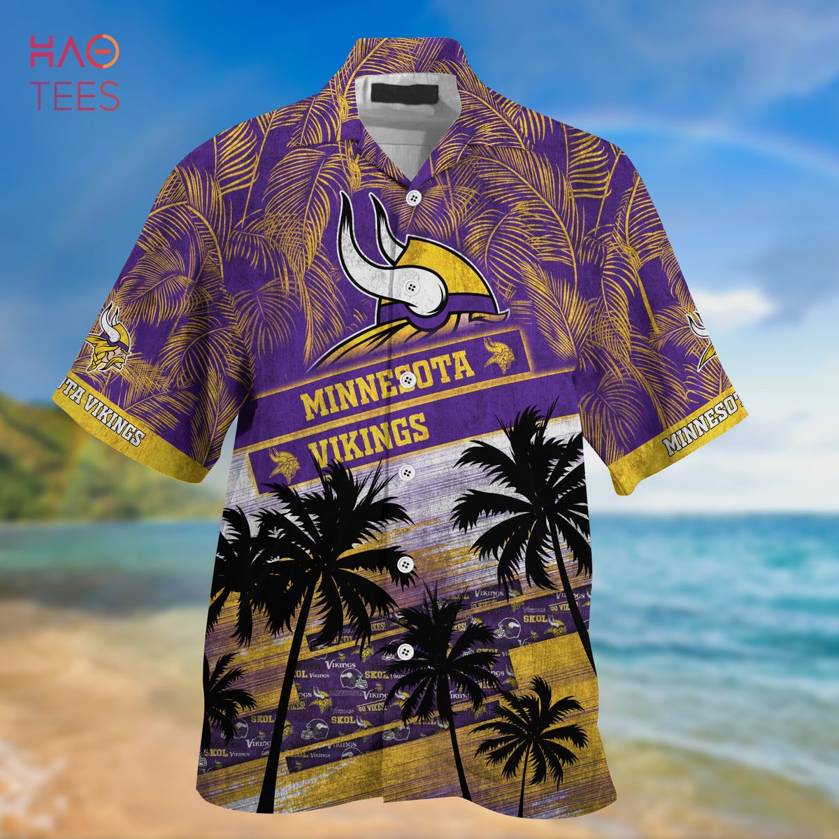 Minnesota Vikings NFL Custom Name Hawaiian Shirt For Men And Women Special  Gift For Real Fans - Freedomdesign