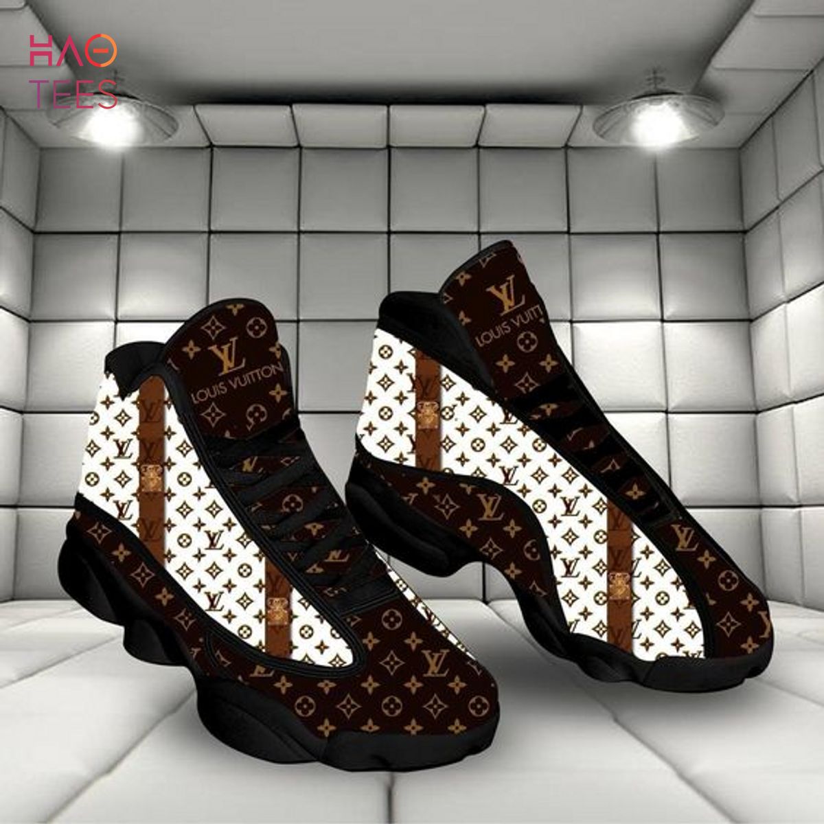 Louis Vuitton Paris x Air Jordan 13 Shoes POD Design Luxury Store