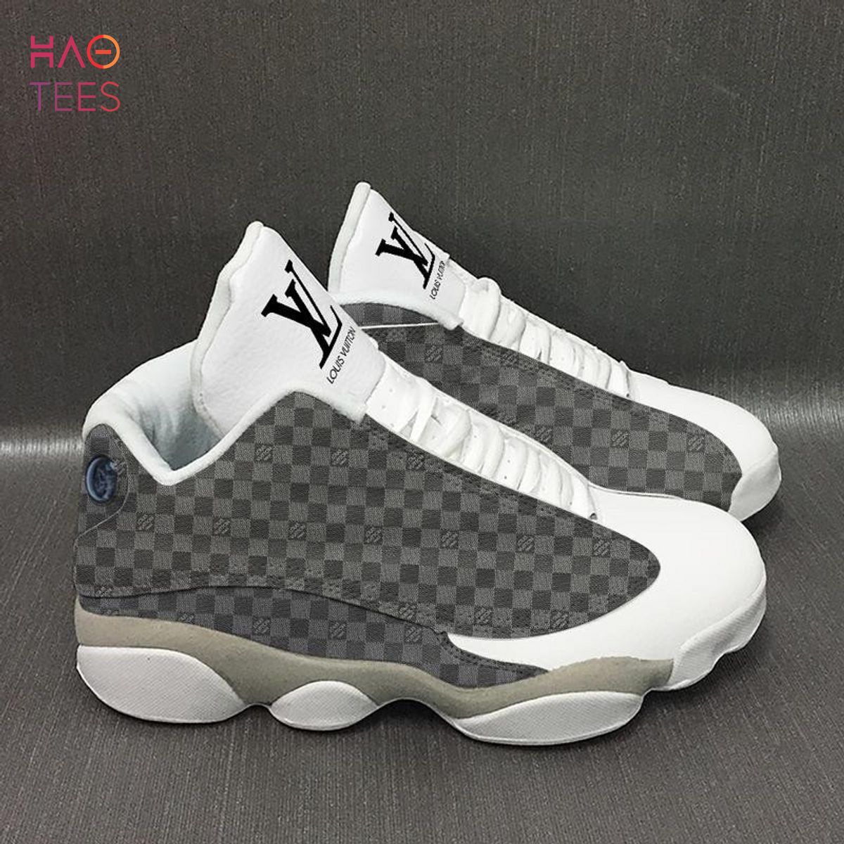 Luxury Louis Vuitton Air Jordan 13 Shoes POD design Official - S03