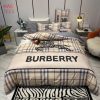 Burberry Logo Bedding Luxury Bedding Set Classic Designer