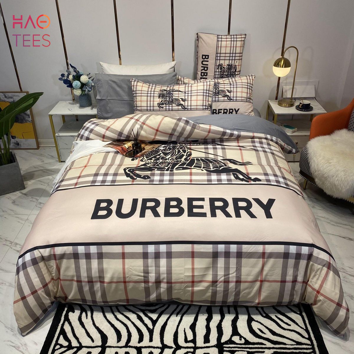 NEW Burberry London Luxury Brand Bedding Sets And Bedroom Sets