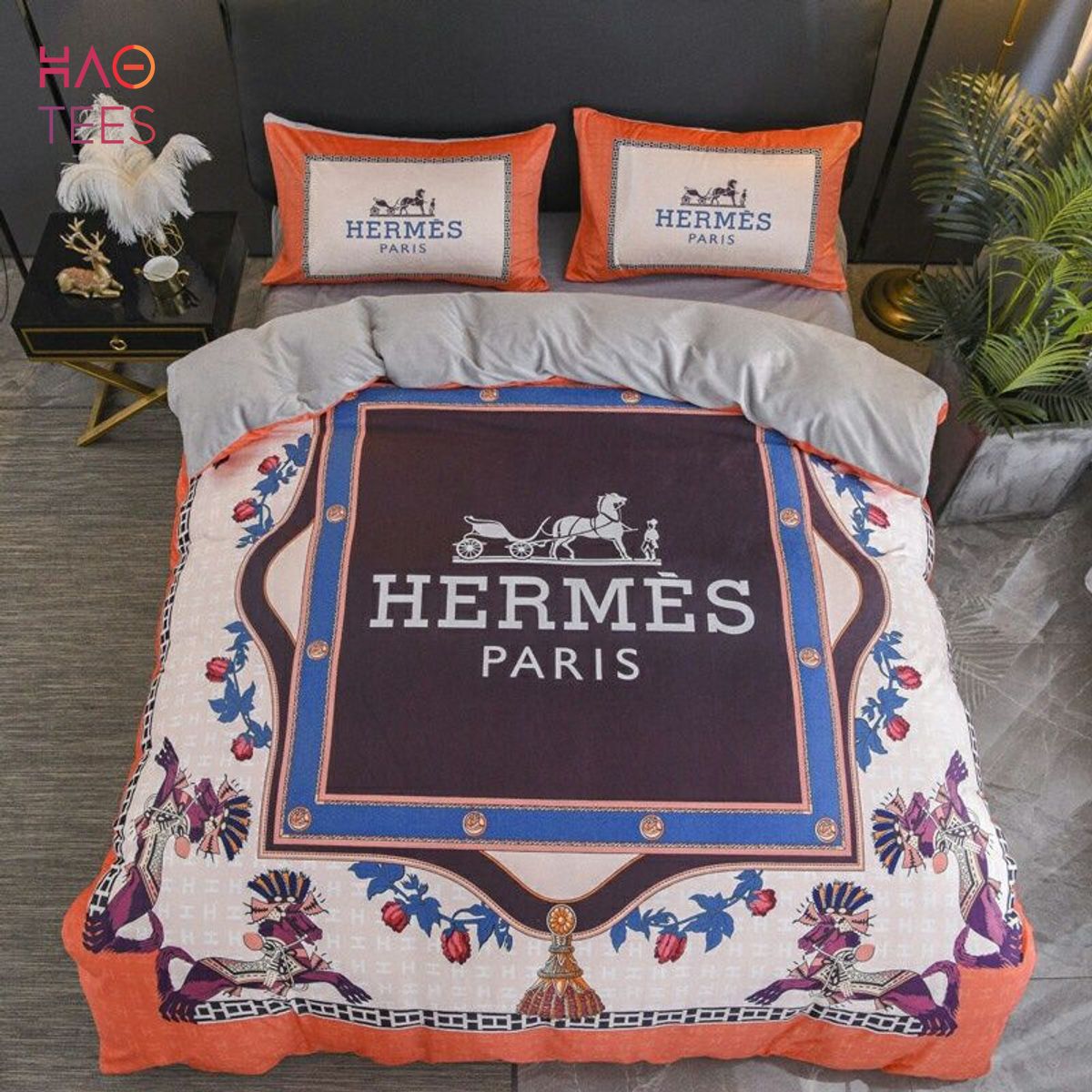 NEW Hermes Paris Luxury Brand Bedding Sets And Bedroom Sets