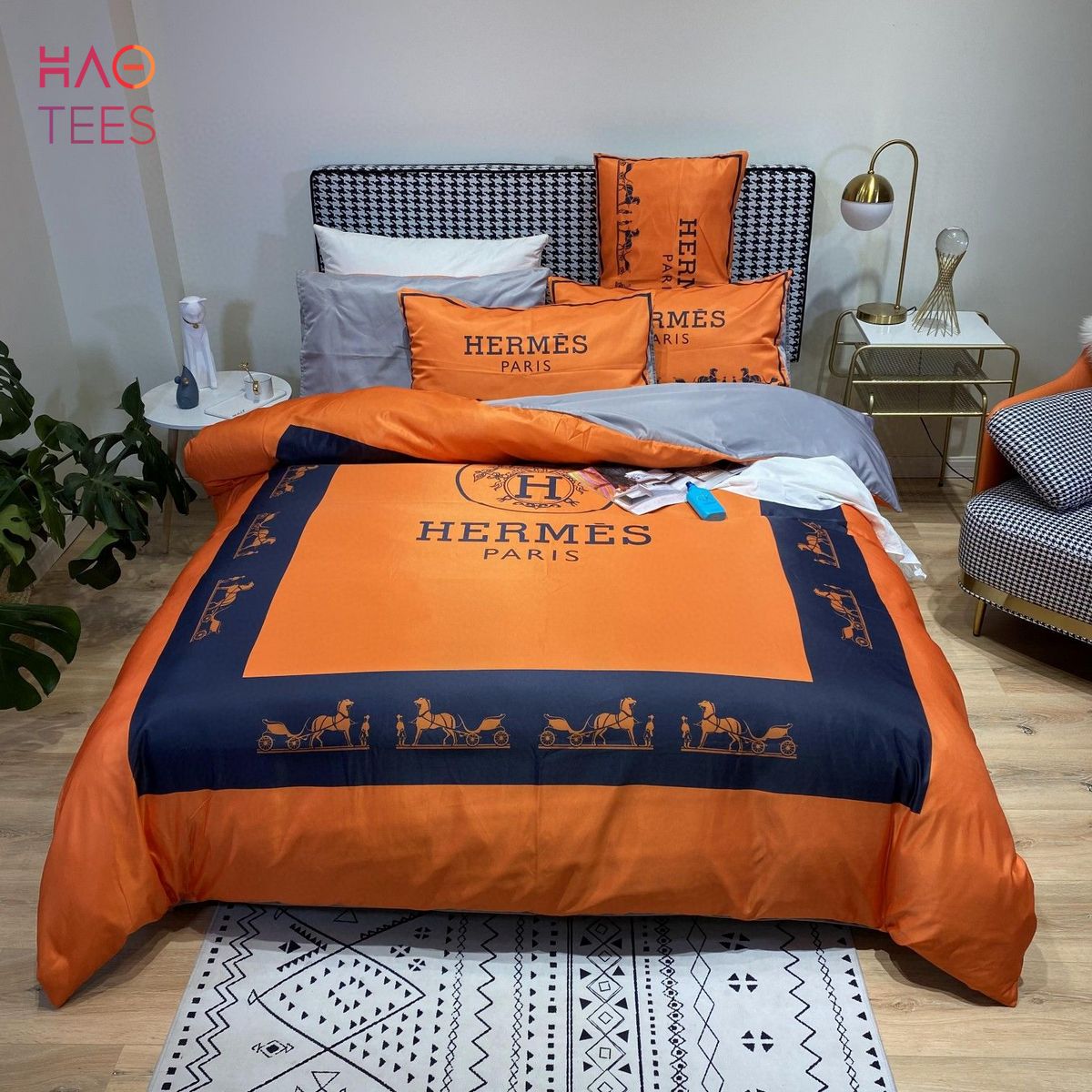 Hermes Paris Luxury Brand Bedding Sets And Bedroom Set Limited Edition