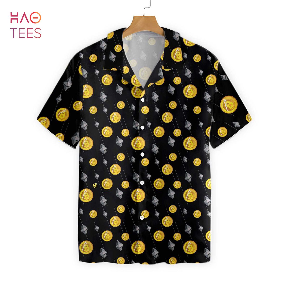 NEW Cryptocurrency Bitcoin And Ethereum Hawaiian Shirt NEW Cryptocurrency Bitcoin And Ethereum Hawaiian Shirt