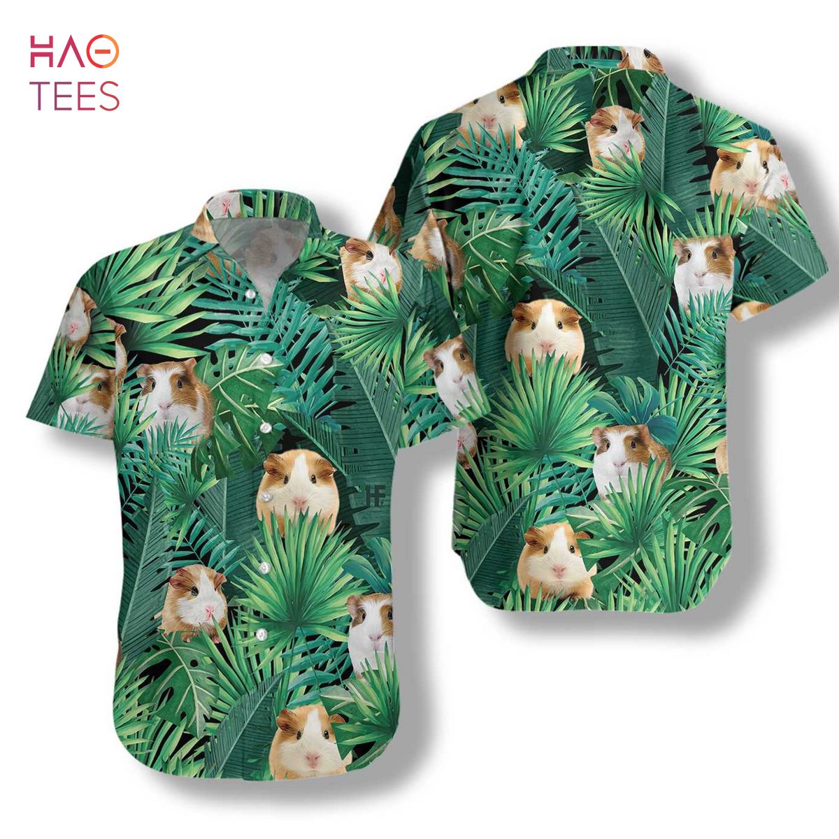 NEW Cute Guinea Pig Hawaiian Shirt