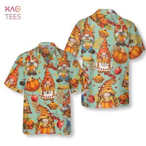 NEW Farm Harvest Festival Gnomes Thanksgiving Hawaiian Shirt NEW Farm Harvest Festival Gnomes Thanksgiving Hawaiian Shirt