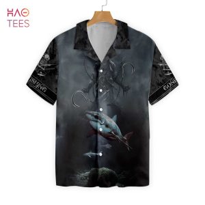 NEW Fishing Because Murder Is Wrong Crazy Fishing Hawaiian Shirt