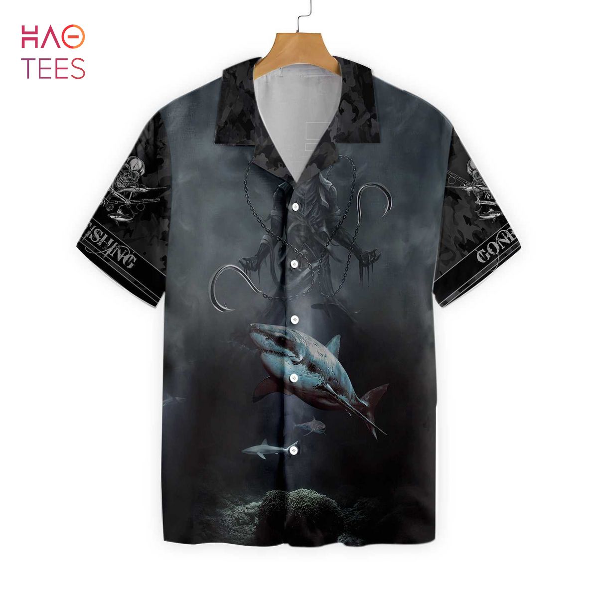 NEW Fishing Because Murder Is Wrong Crazy Fishing Hawaiian Shirt NEW Fishing Because Murder Is Wrong Crazy Fishing Hawaiian Shirt